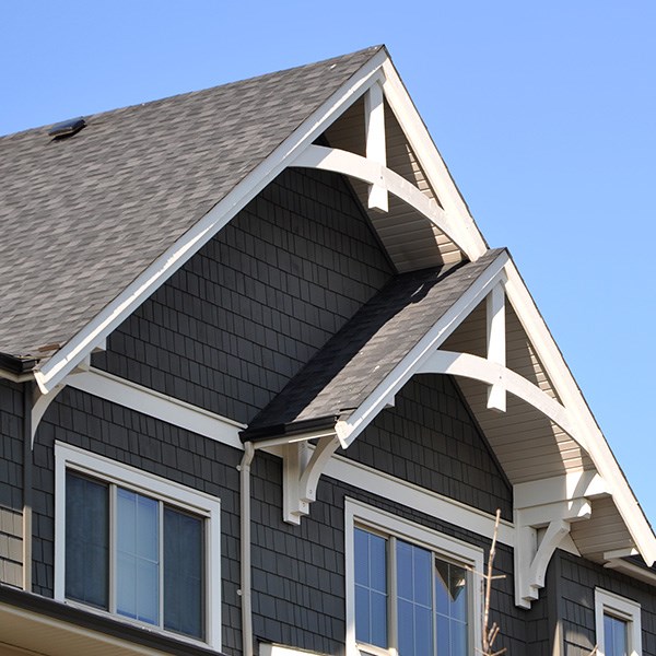 home with a new roof installed by our roofers in fall river