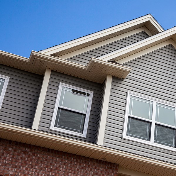 home in wayland with new gutters installed