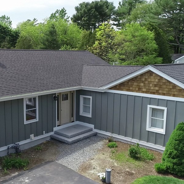new roof installed by our roofers in lakeville ma