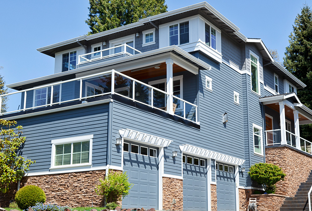 new gutters installed on a home in westwood ma