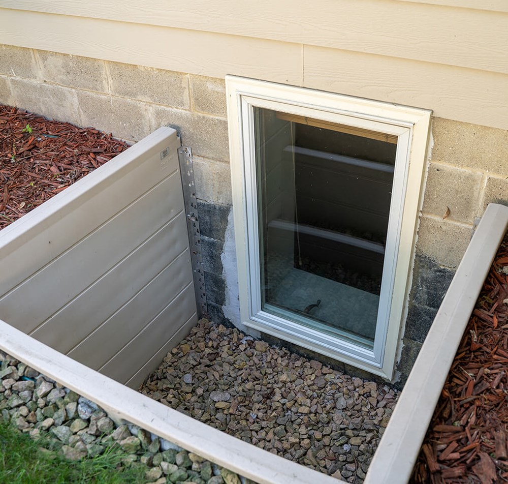 new egress window installed in Massachusetts