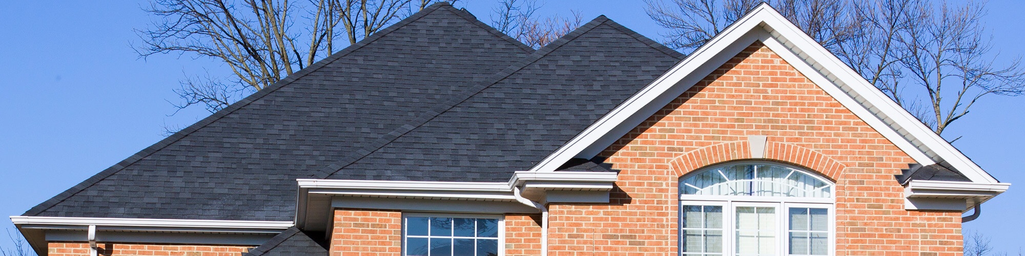 home benefiting from new gutters in medfield