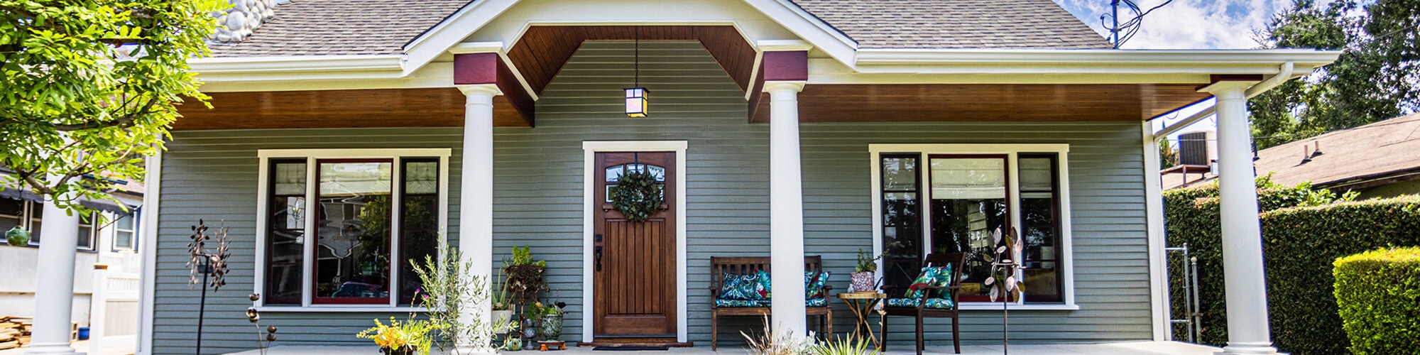 home benefiting from new gutters in middleborough