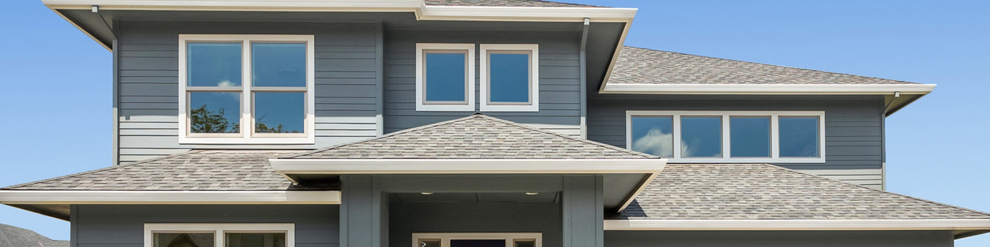 home benefiting from new gutters in walpole