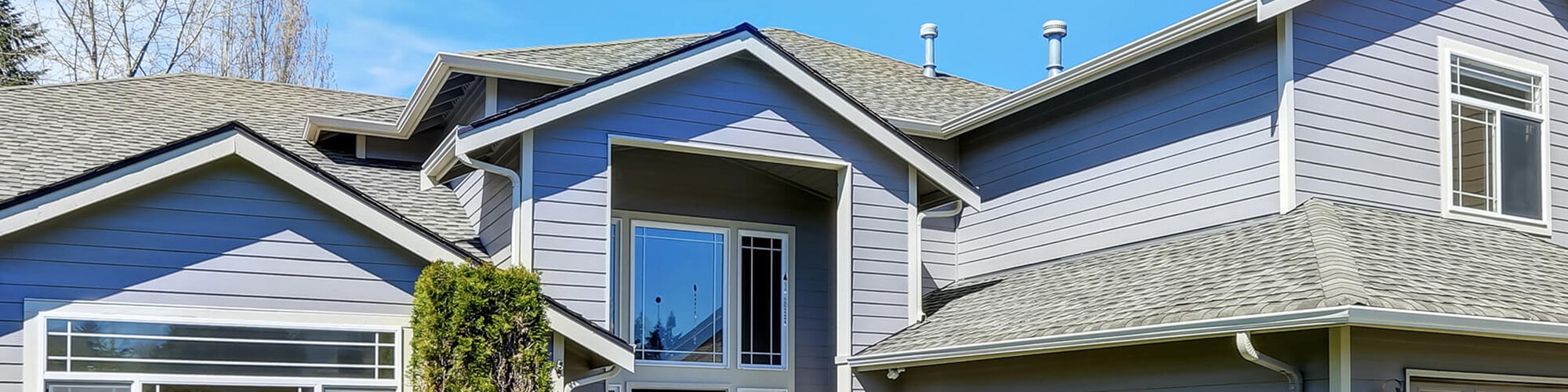 home benefiting from new gutters in smithfield