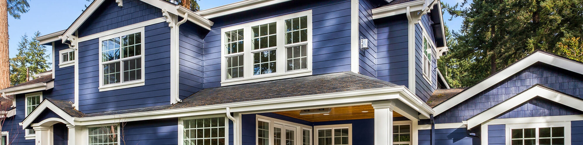 home benefiting from new gutters in randolph