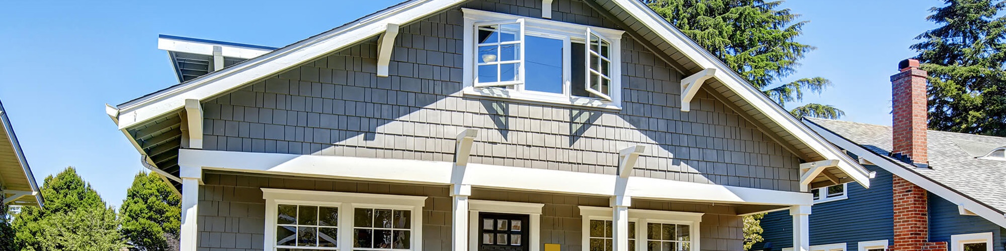 home benefiting from new gutters in attleboro