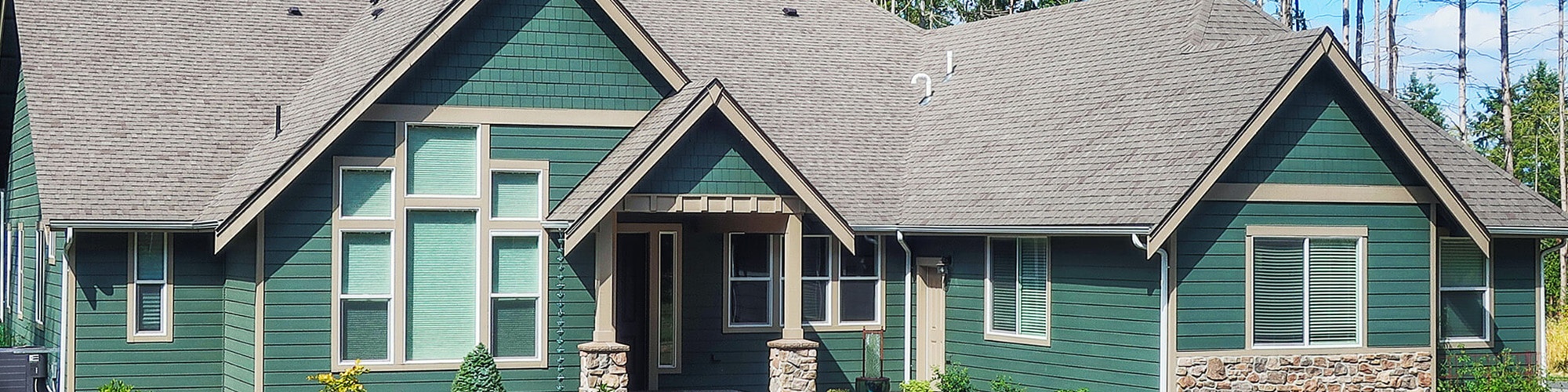 home benefiting from new gutters in north providence