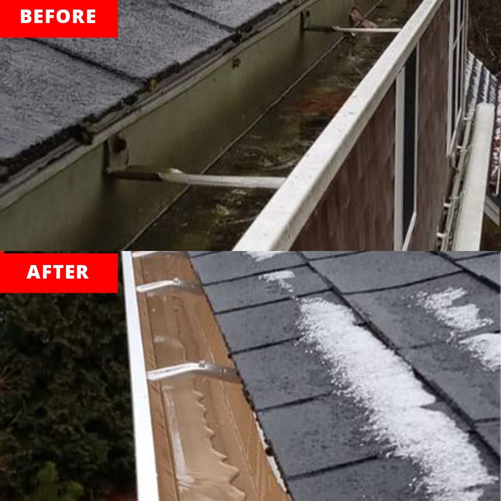 gutter replacement completed by our gutter contractors