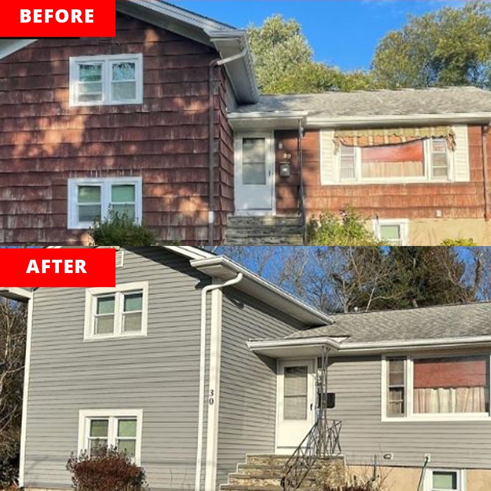 gutters replaced by Couto's gutter experts on the East Coast