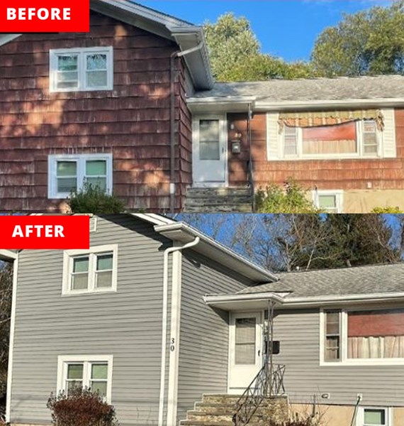 gutters replaced by Couto's gutter experts on the East Coast