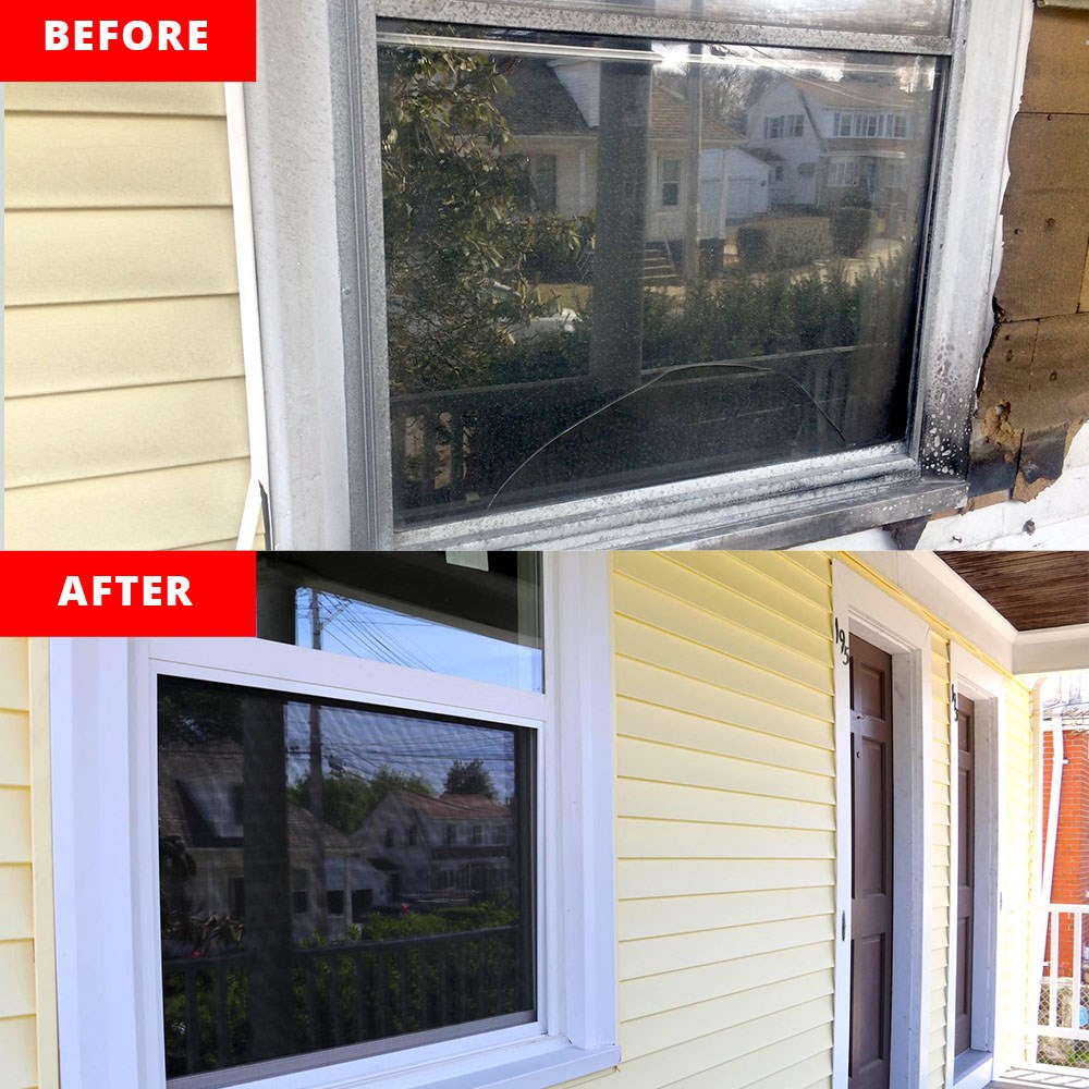 new replacement windows put in by our window installers in massachusetts & rhode island