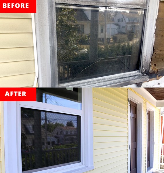 new replacement windows put in by our window installers in massachusetts & rhode island