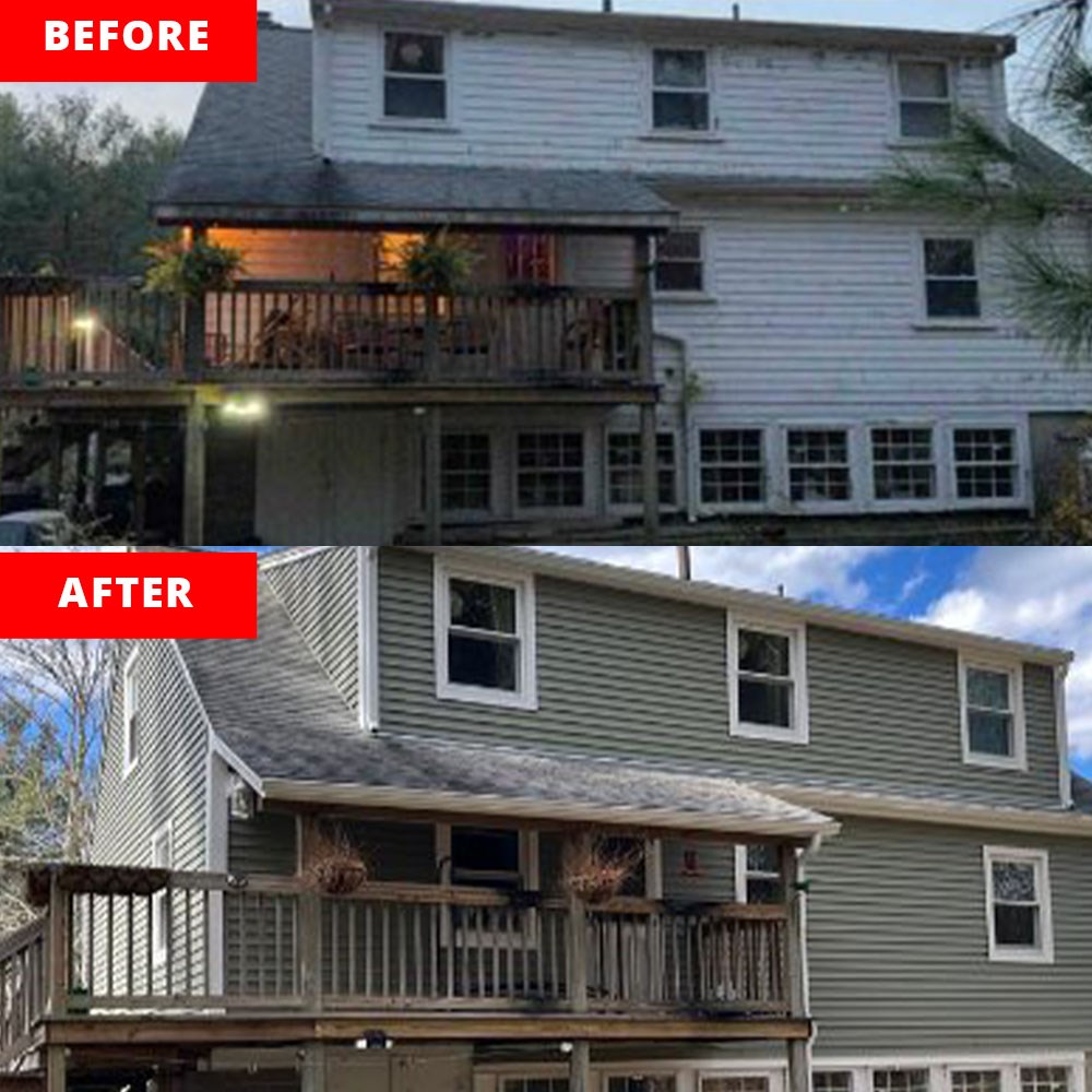 siding replacement completed in massachusetts & rhode island