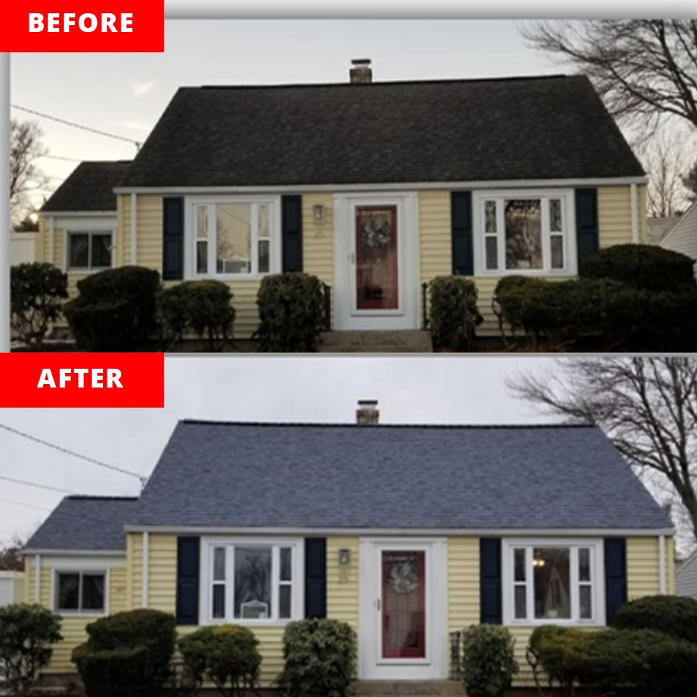 new roof installation completed by our roofing contractors on the east coast