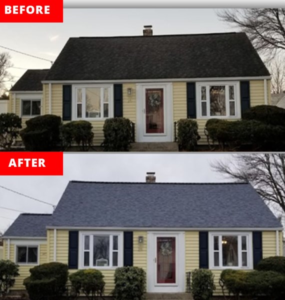 new roof installation completed by our roofing contractors on the east coast