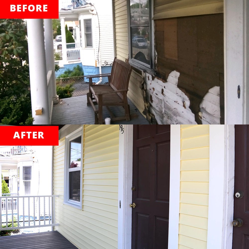 siding replacement completed by siding contractors in the east coast