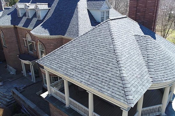 light gray roof replacement