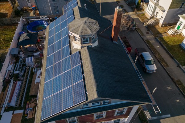 solar roofing shingles installed by Couto