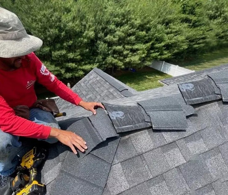 Small roof repair in Warwick, RI