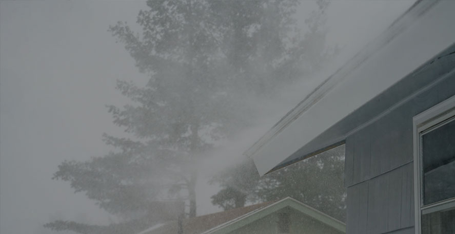 Big Snow Storm in New Bedford Causing Damage to Roofs