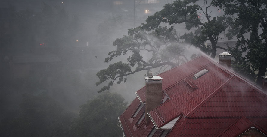 Wind Storms in New Bedford Causing Roof Damage