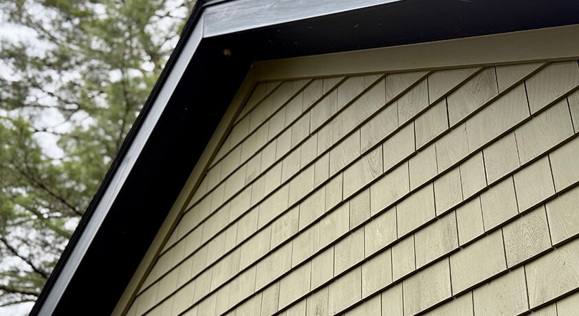 New siding after siding replacement from our expert siding contractors in MA