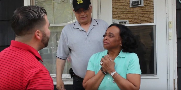 Campinha Family: winner of a free roof from Couto