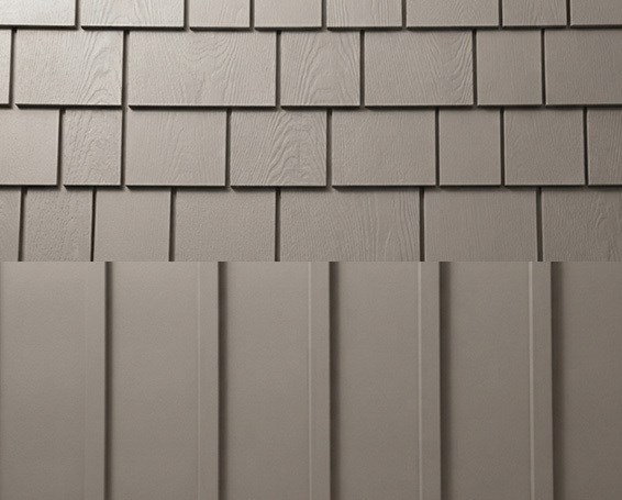 mixed-profile design siding
