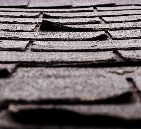 inspecting overall roof condition