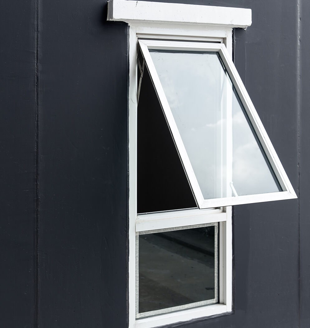 Open casement window